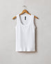 Women's Rib Tank - White